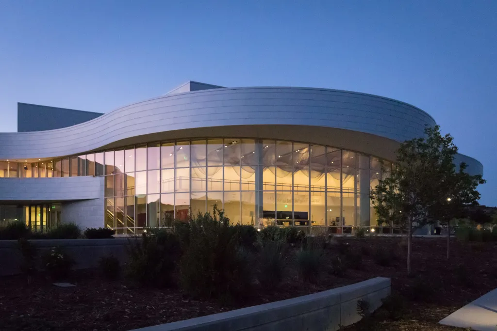 Exterior of the Ent Center building